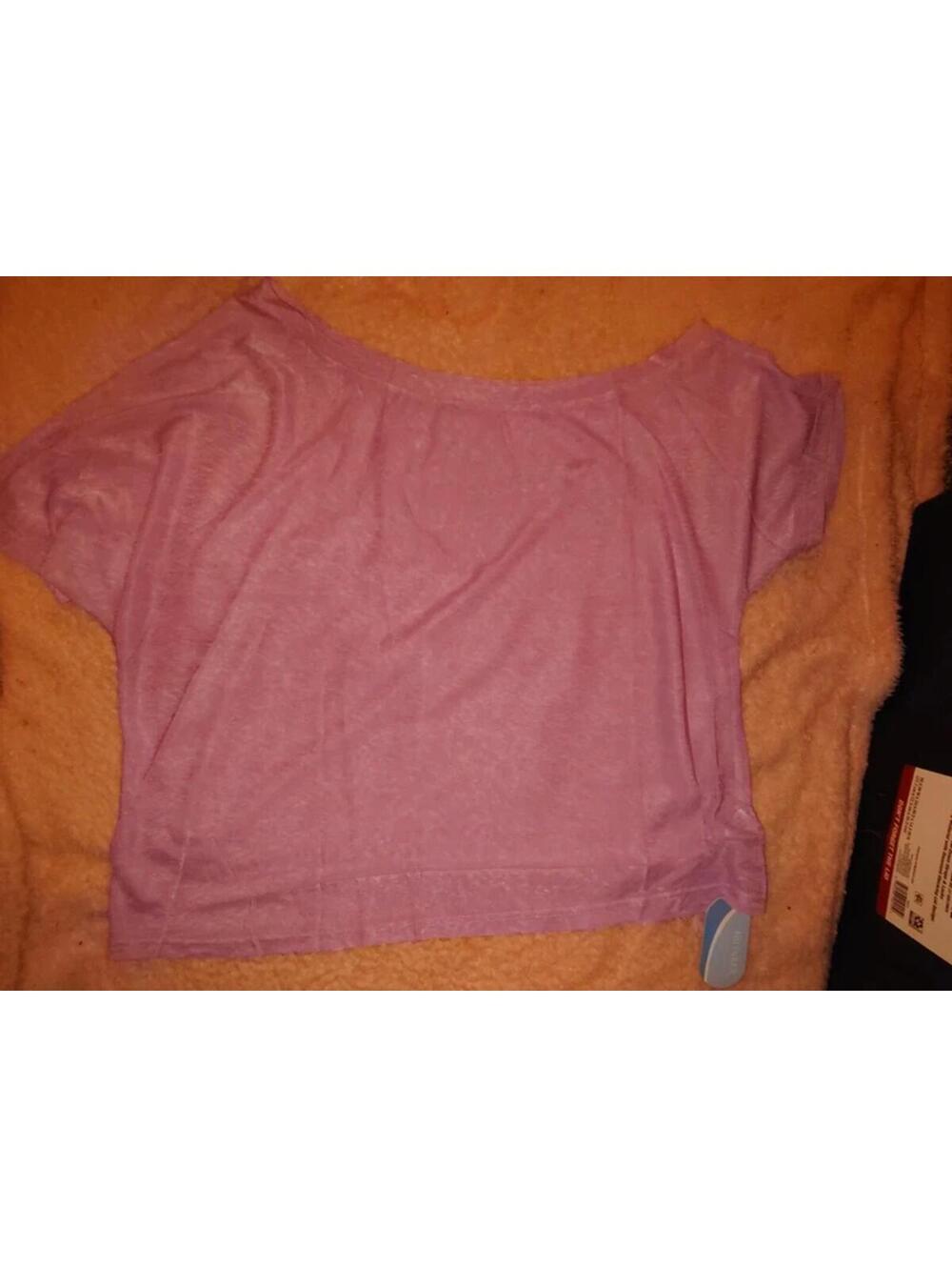 Sheer purple cover up
